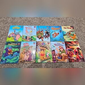 Vintage Disney'sWonderful World ofReading - Lot of 10Hardcover Books